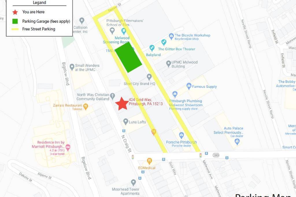 3E-*New* Apartment -5 Min From Downtown, Sleeps 4 Pittsburgh Eksteriør billede